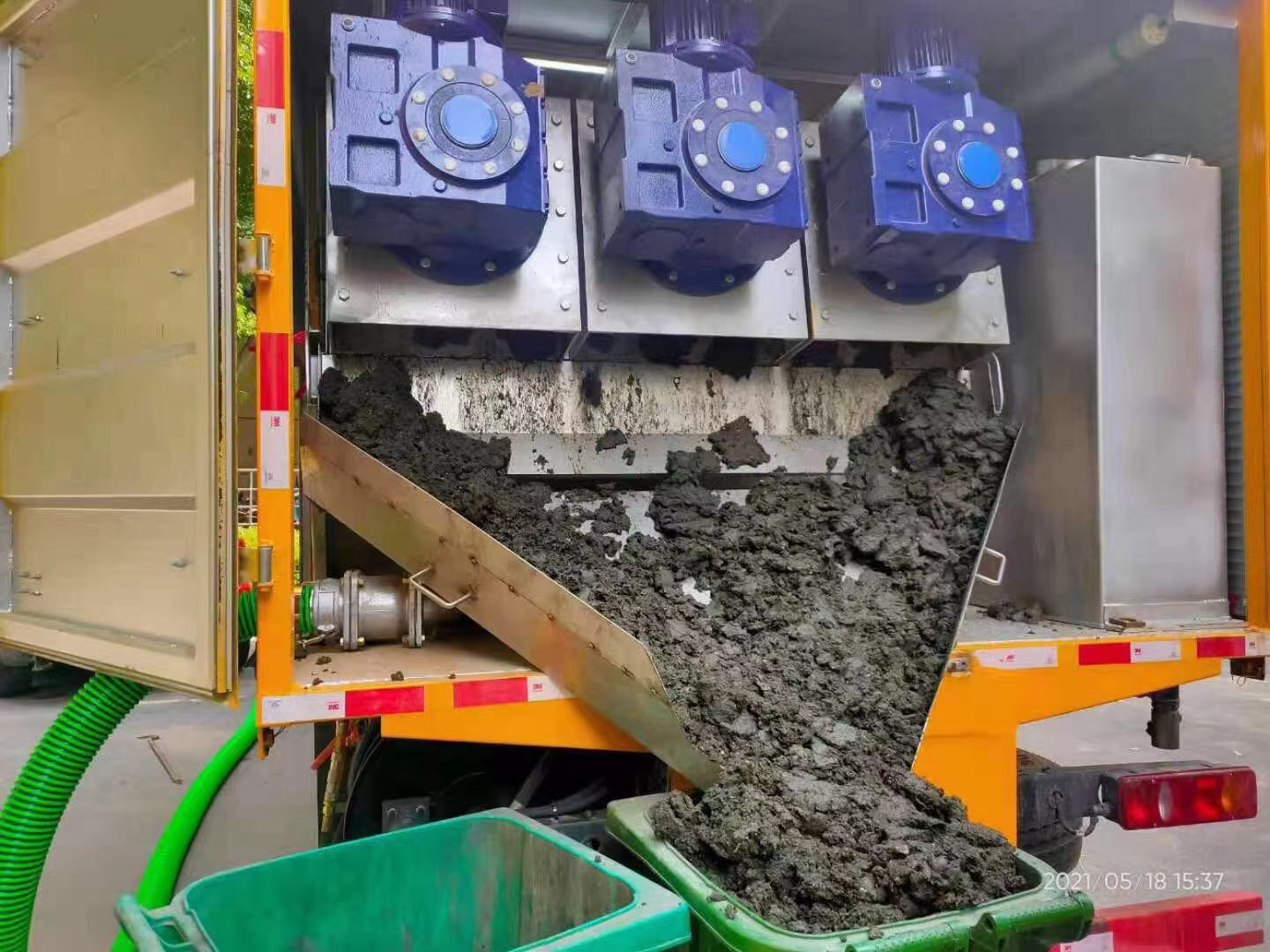 西市化粪池清掏城市维护站-泥浆净化干湿分离处理